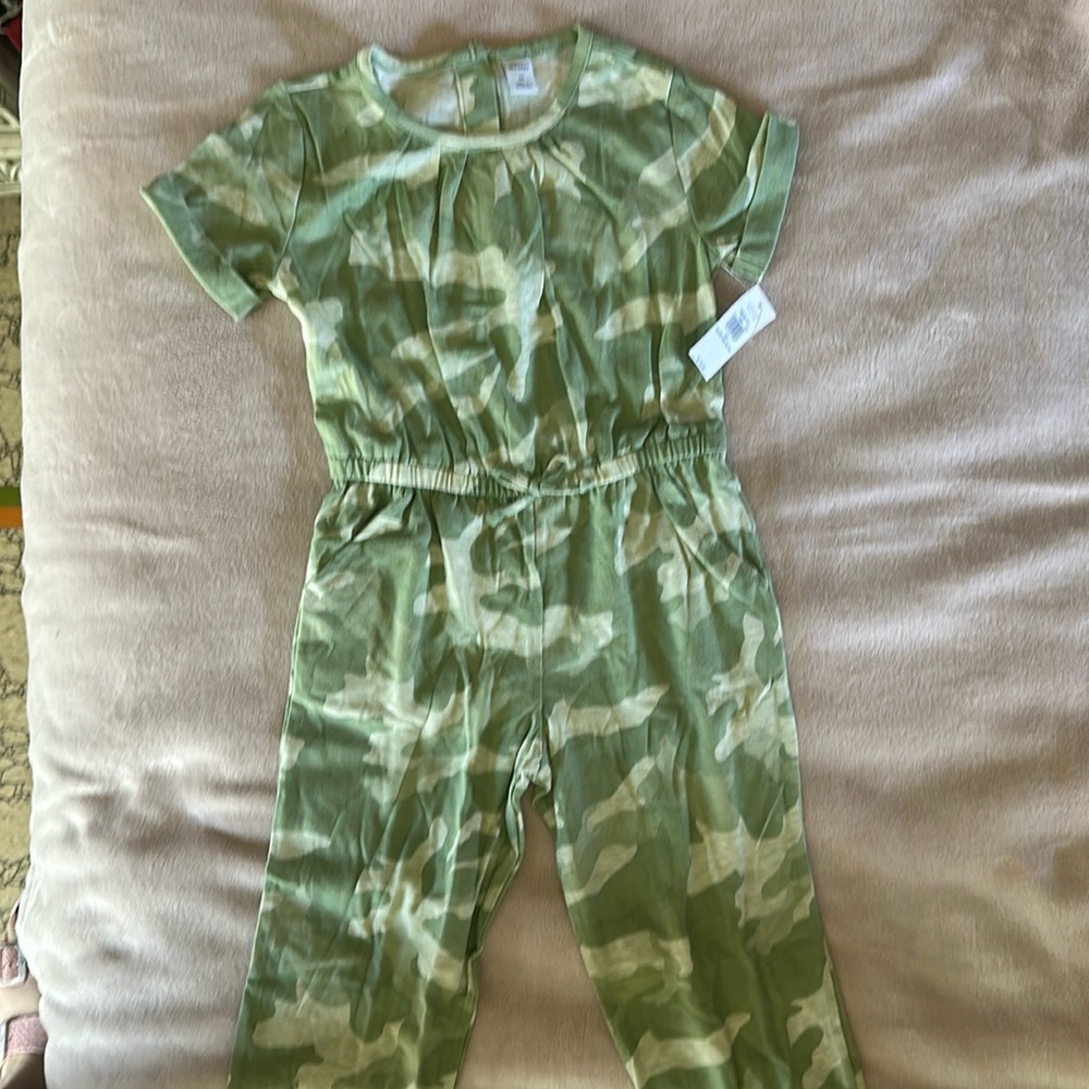 New Toddler Girl Camo Romper